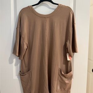 Free People Movement Hot Shot Tee Romper